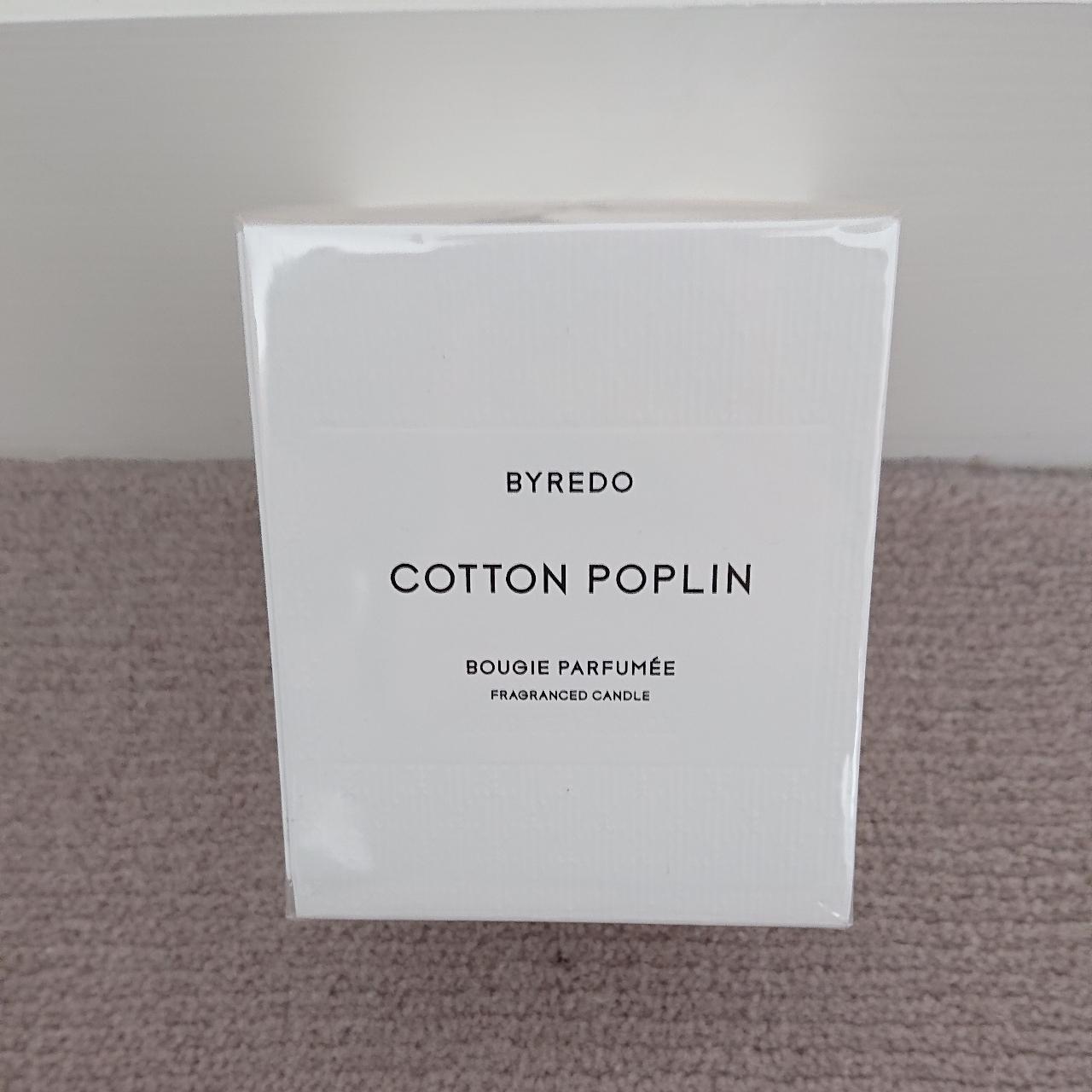 SEALED Byredo Cotton Poplin Candle 240g. BRAND NEW... - Depop