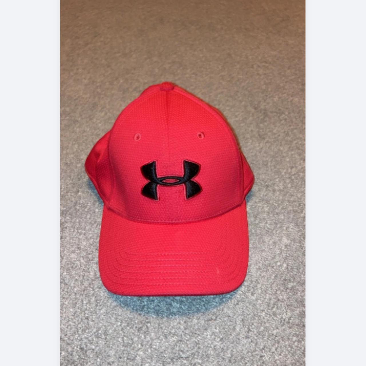 Black/Red Under Armour Cap Free UK Shipping Size: - Depop