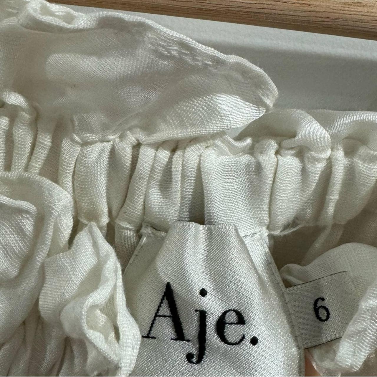 Aje. Marie Ange Dress in White Size 6 Good Depop