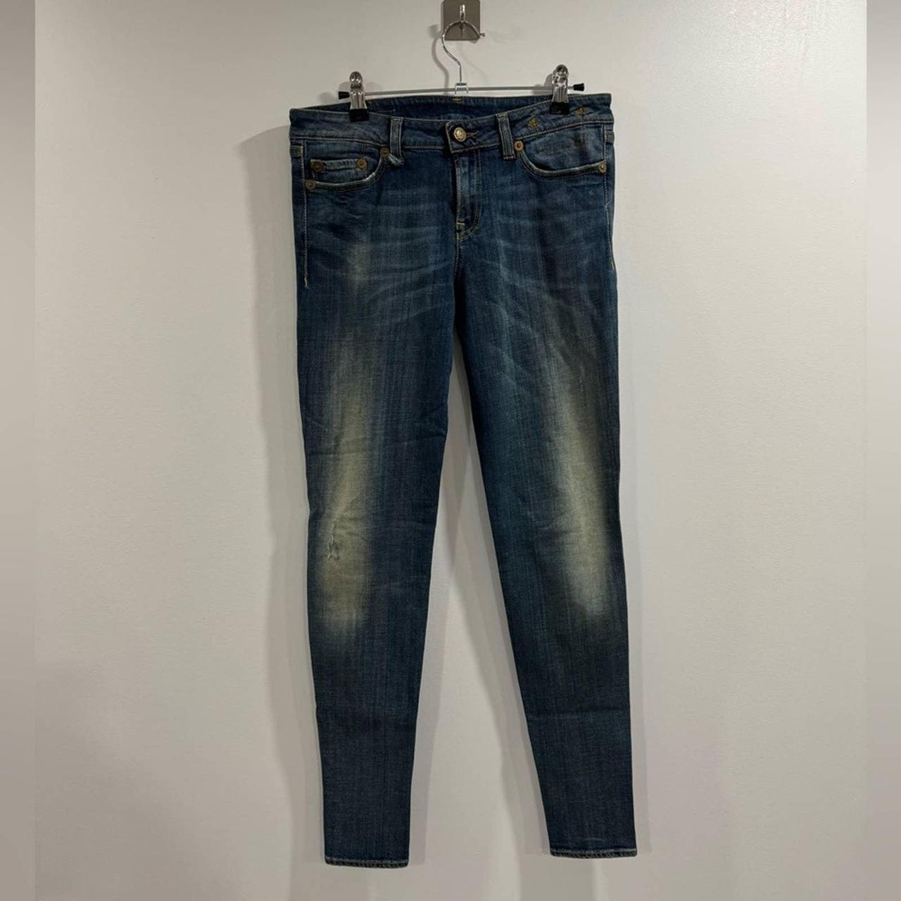 R13 Women s Hose Skinny Dark Wash Jeans Size Depop