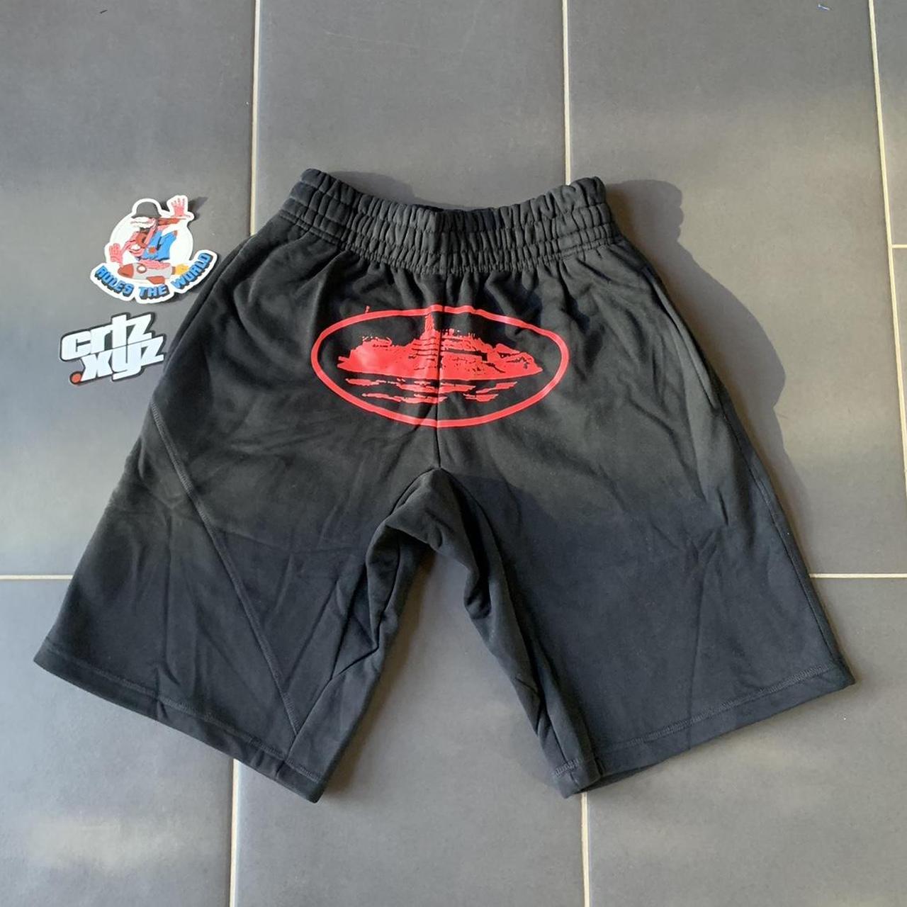 Brand New Corteiz Alcatraz Black/Red Jogger... Depop