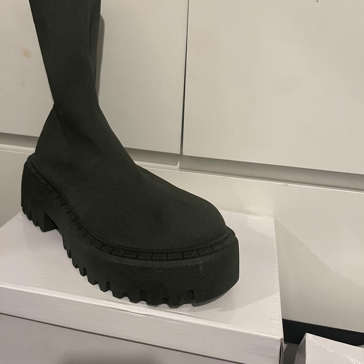 Shien Green boots size 5 eu 38 Brand new never worn - Depop