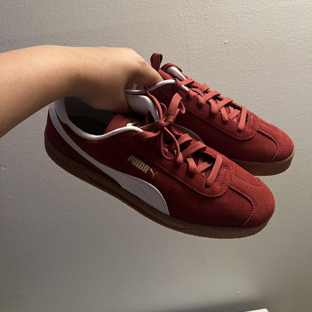 Puma Women's Red Trainers | Depop