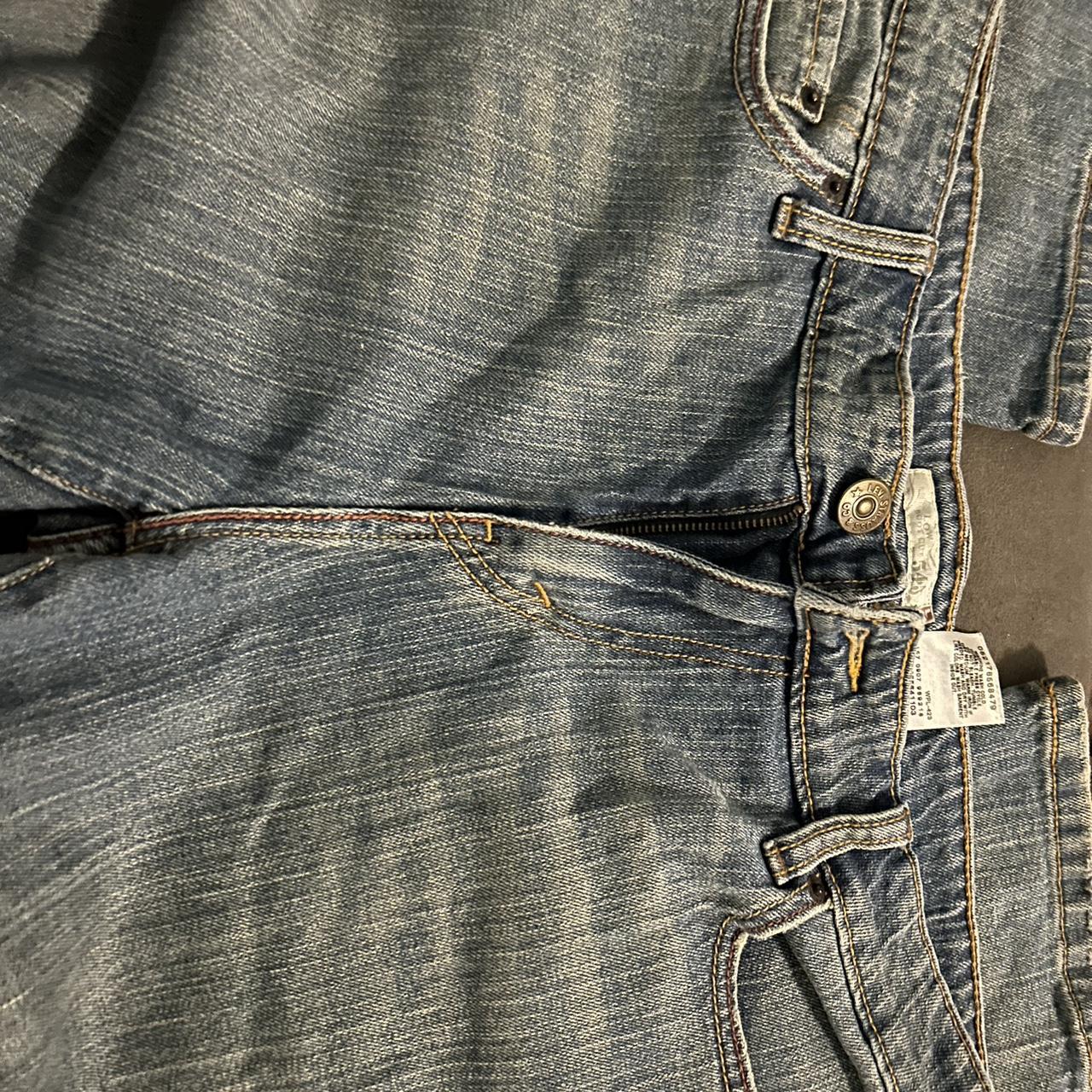 Levi 545 low rise bootcut denim jeans size 16m Has... - Depop