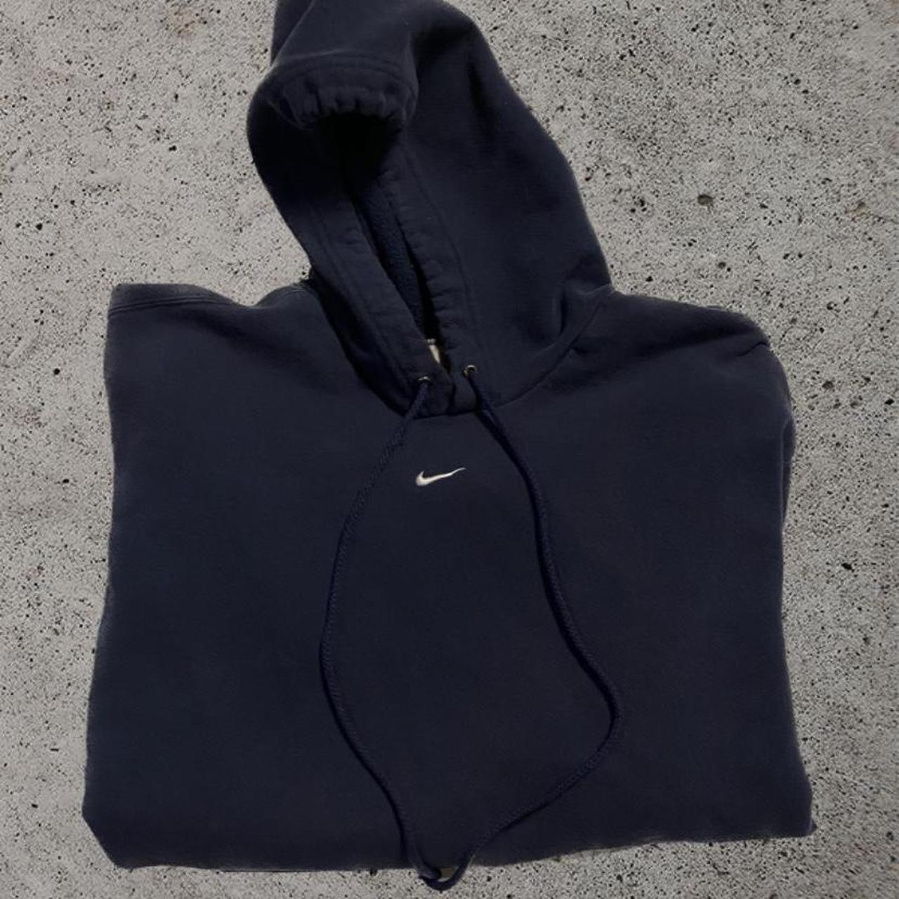 Black nike outlet hoodie middle swoosh