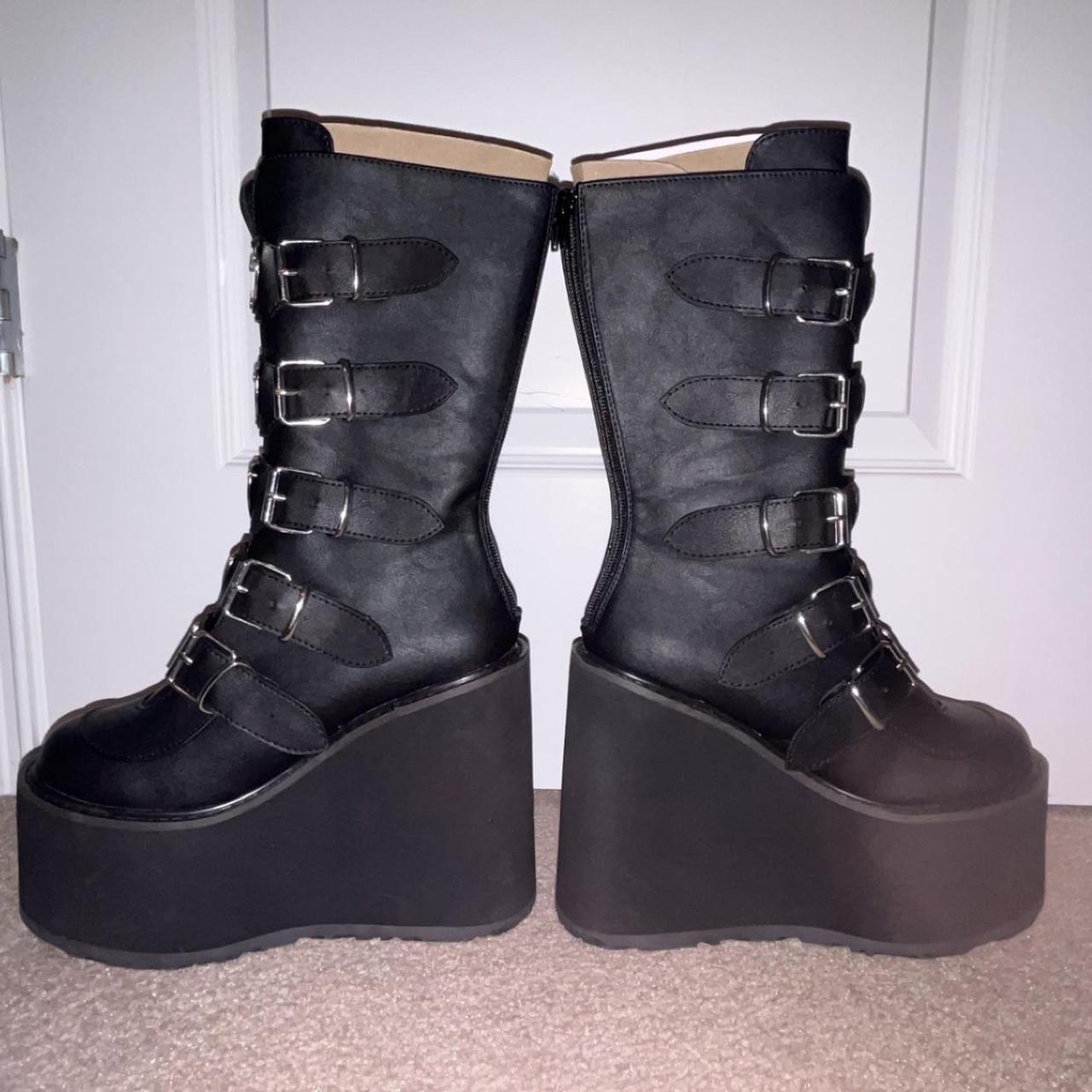 Heart Demonia Swing 230 Size DEMONIA SWING 230 BOOTS BLACK VEGAN