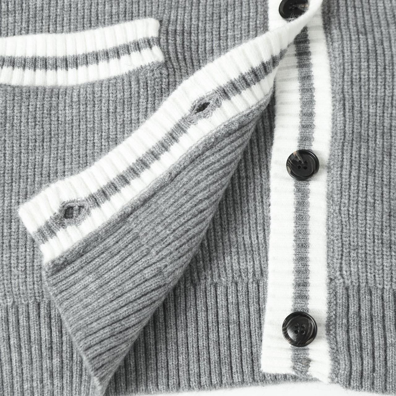 Miu Miu Women's Cardigan - Grey - L – Miu Miu Gre… - image 5