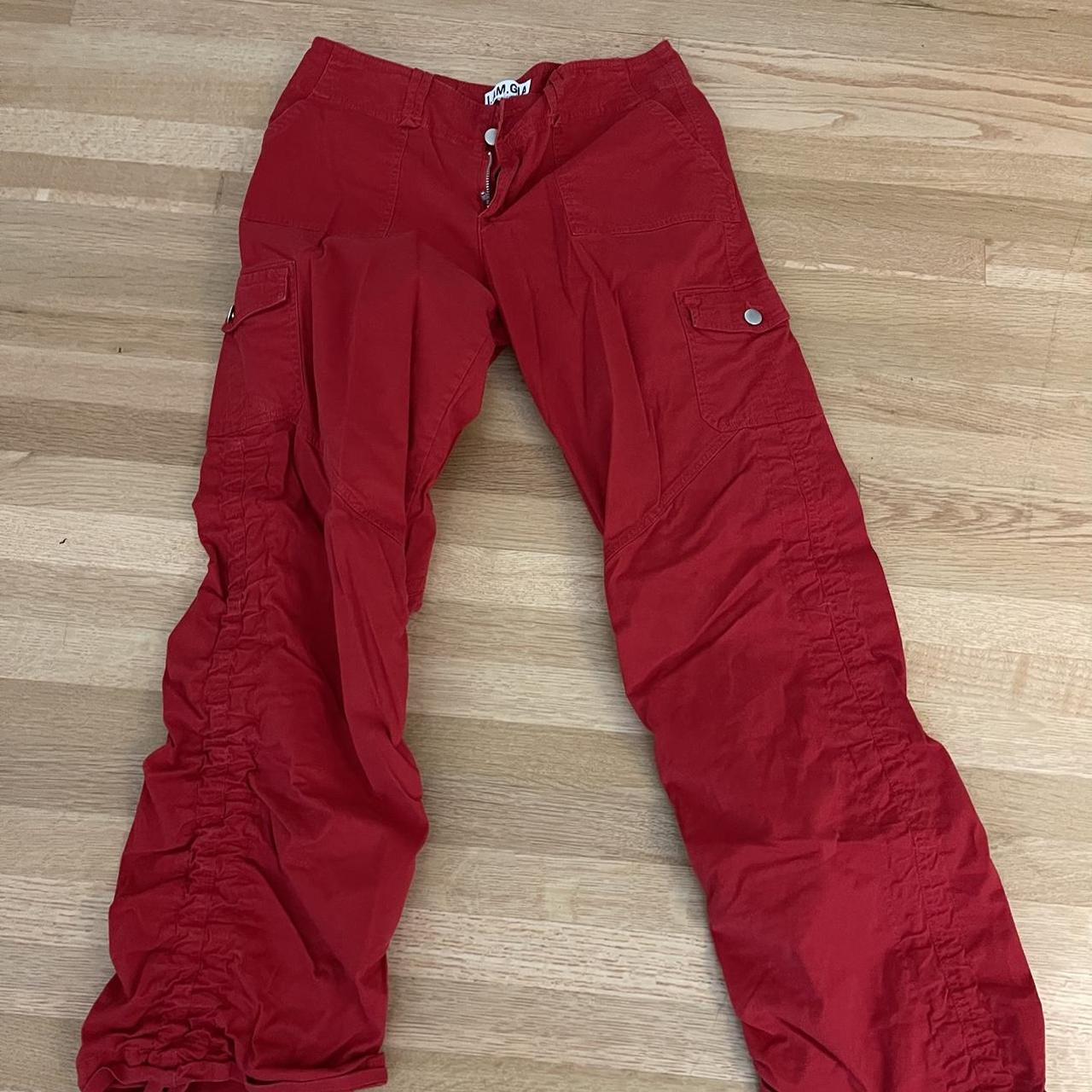 💋Iamgia Red Ryder Cargo Pants💋 * Size L * Not sold... Depop