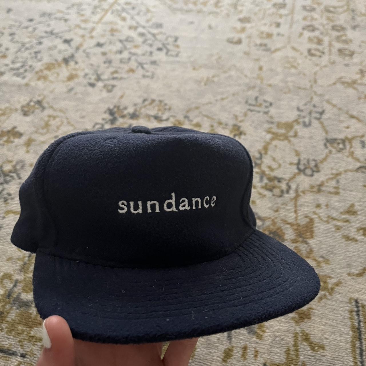 Sundance Men's Navy Hat Depop