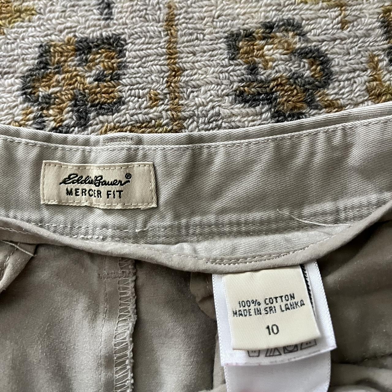 thrifted eddie bauer pants size 10 fit more like... - Depop