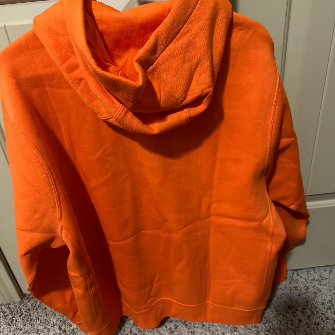 Nike Men's Orange Hoodie Depop