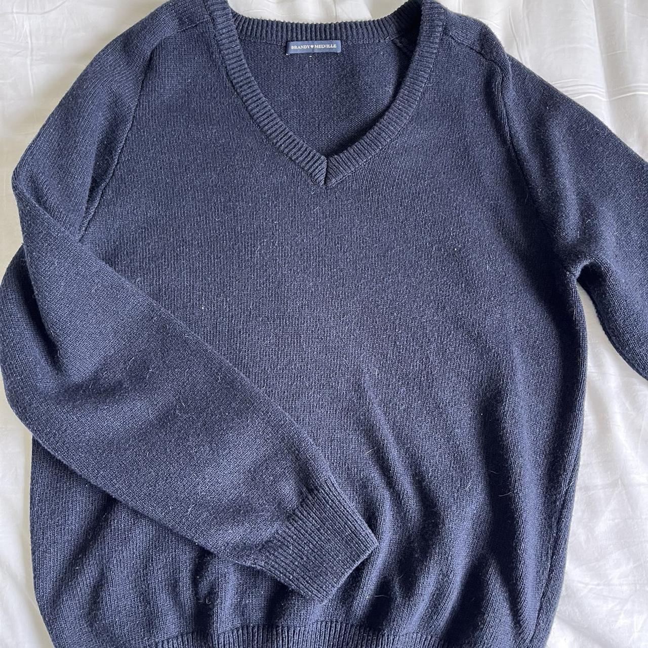 navy brandy melville Nikki sweater ! Depop