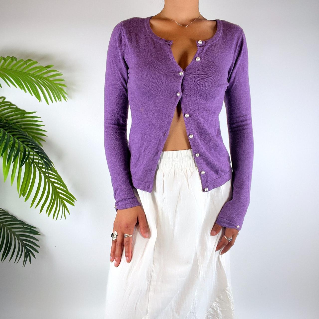 Old navy purple outlet cardigan