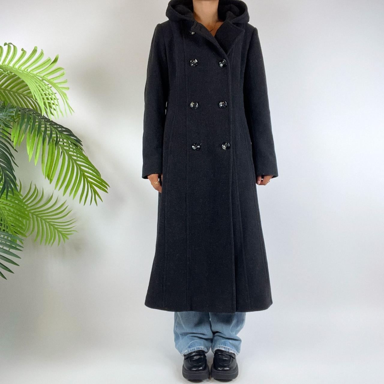 Anne klein hooded maxi coat online