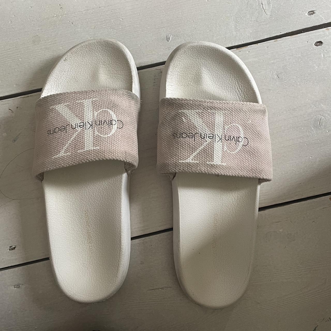 calvin klein sliders sale