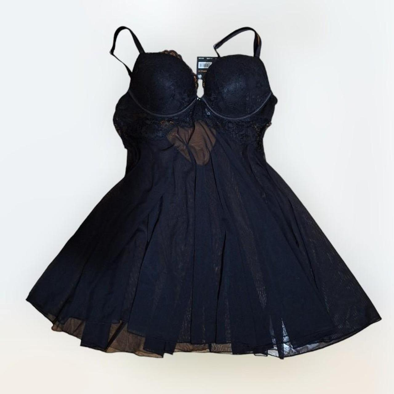 Black Baby doll lingerie Brand new never worn tags... - Depop