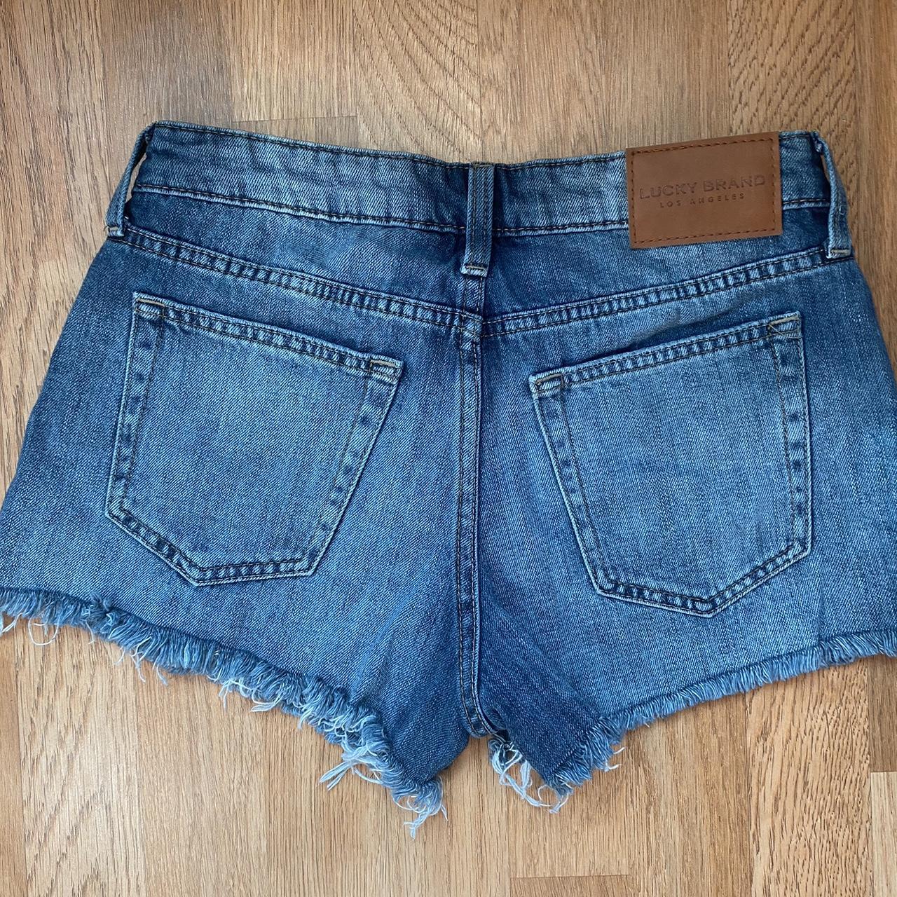 Vintage 90's light wash denim cutoff shorts 🩳 Hand - Depop