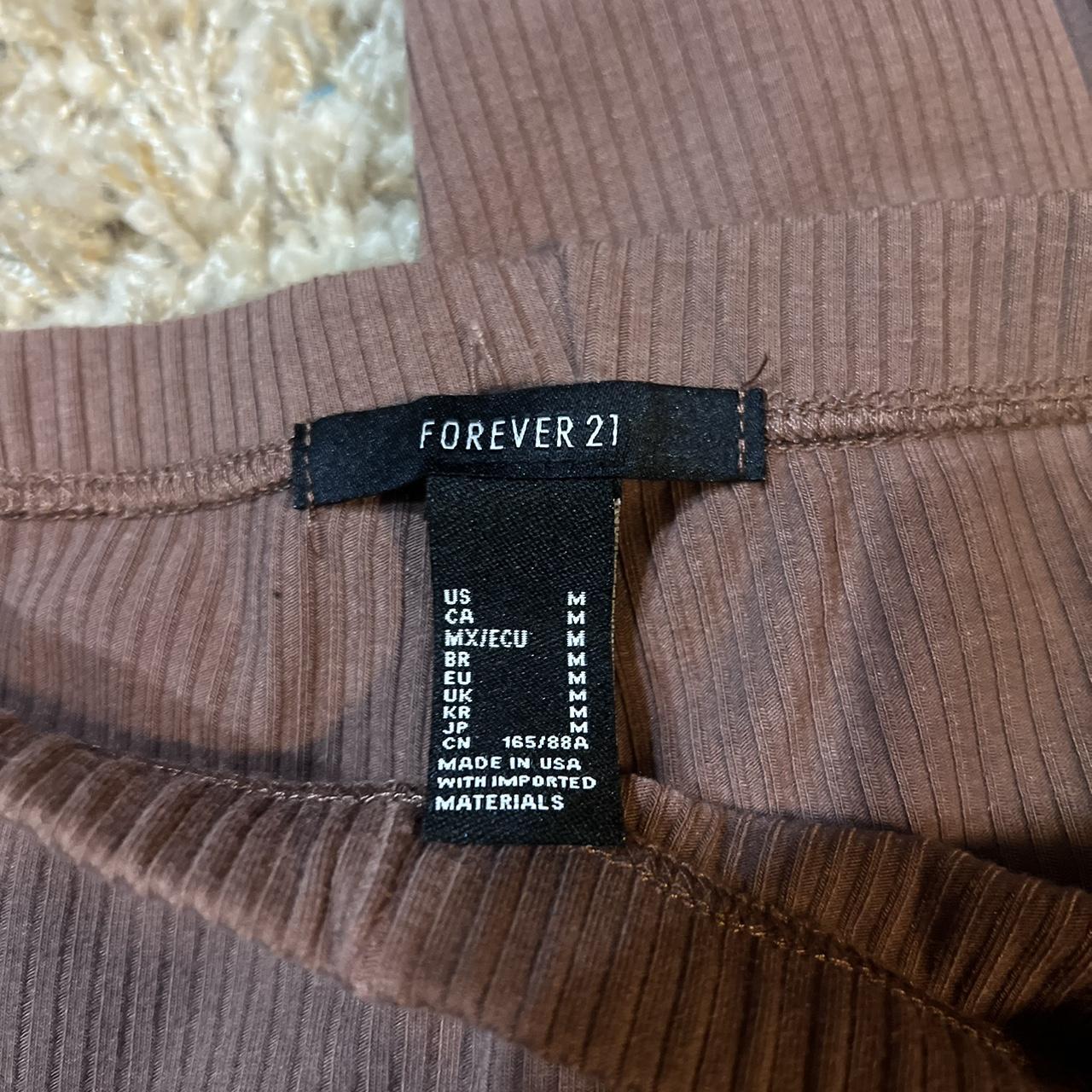 Buy Forever 21 women solid pull on leggings brown Online | Brands For Less