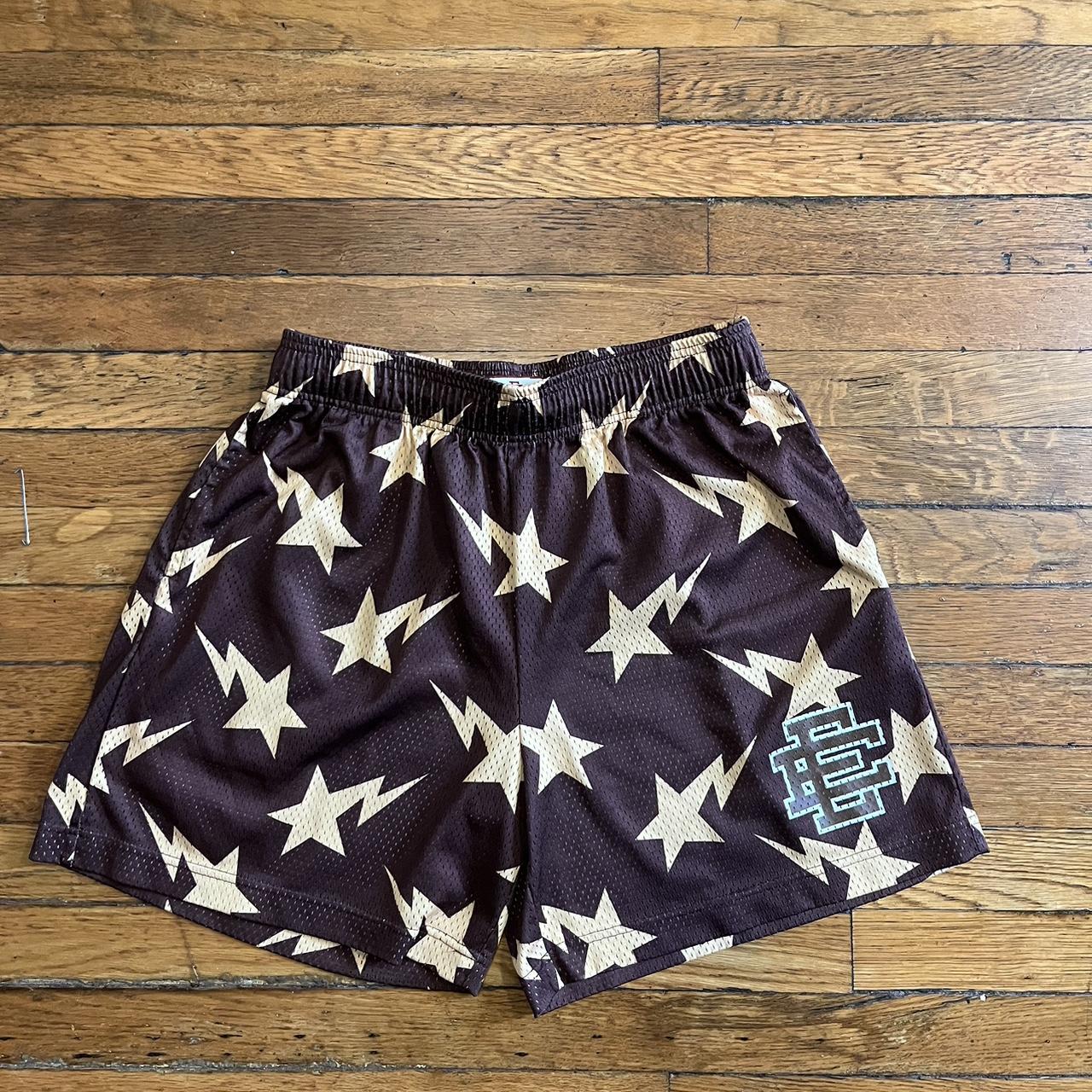 Eric emanuel x bape shorts size Large. Summer - Depop