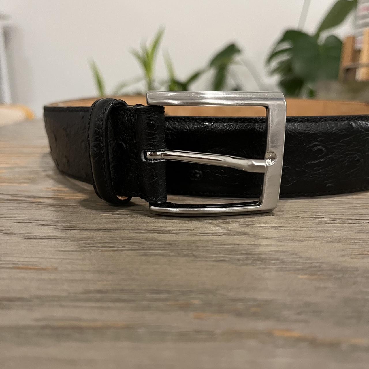 Saks Fifth Avenue Men's Black Belt Depop