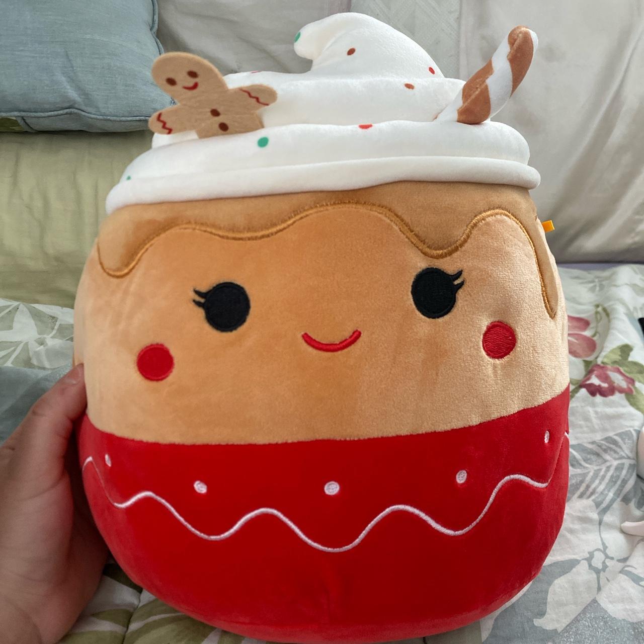 Squishmallow 12 Inch Jordan the Gingerbread with - Depop