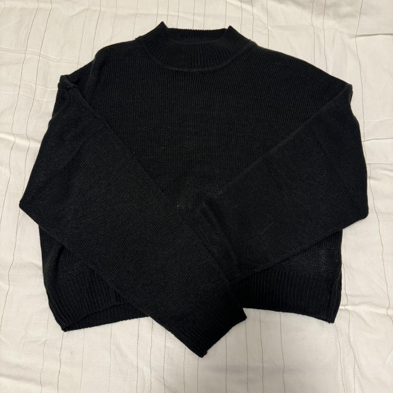 H&M BLACK SWEATER Depop