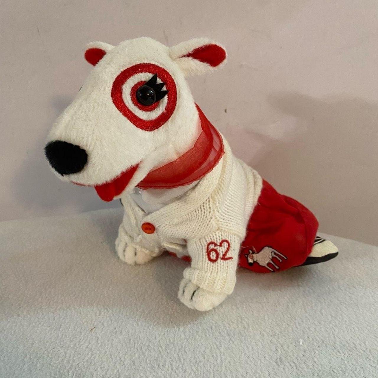 Vintage Collectible Target Bullseye Plushie Stuffed Dog From 