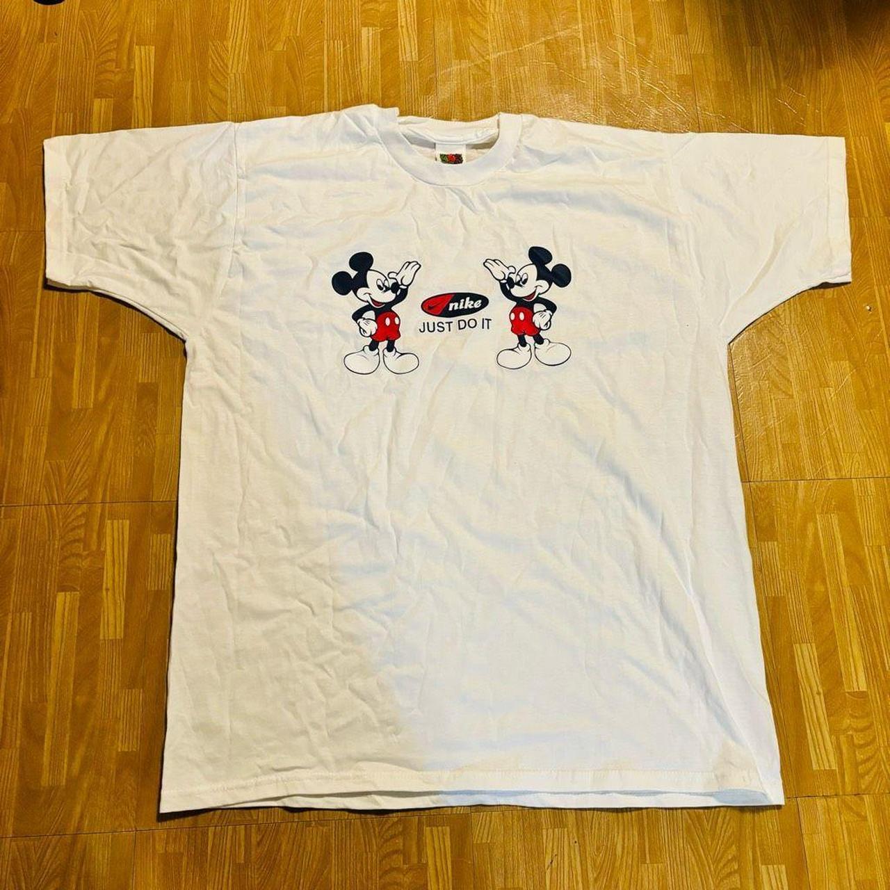 Mickey Mouse Nike Shirt 90s Boot Disney T Shirt Size