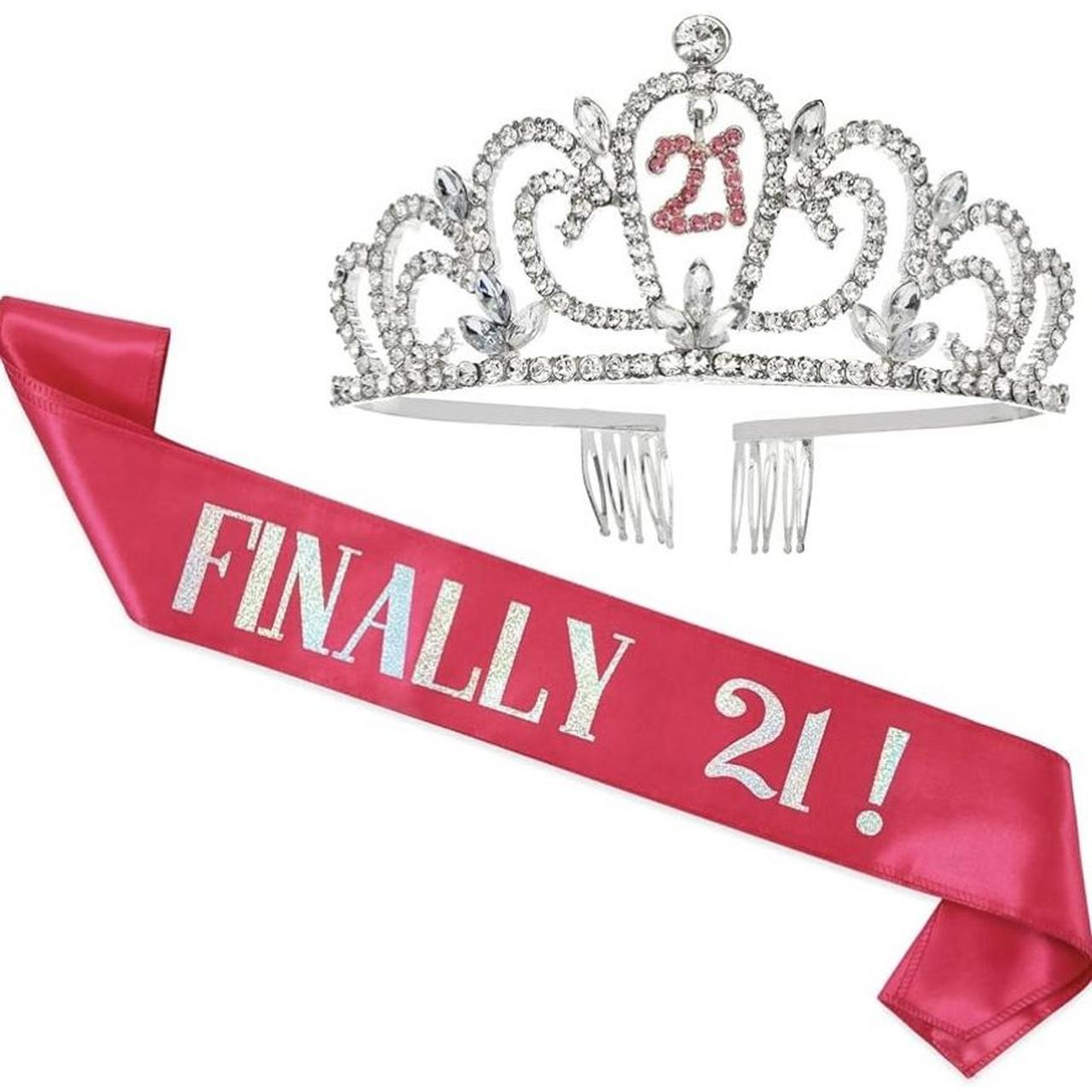 21st bday tiara discount