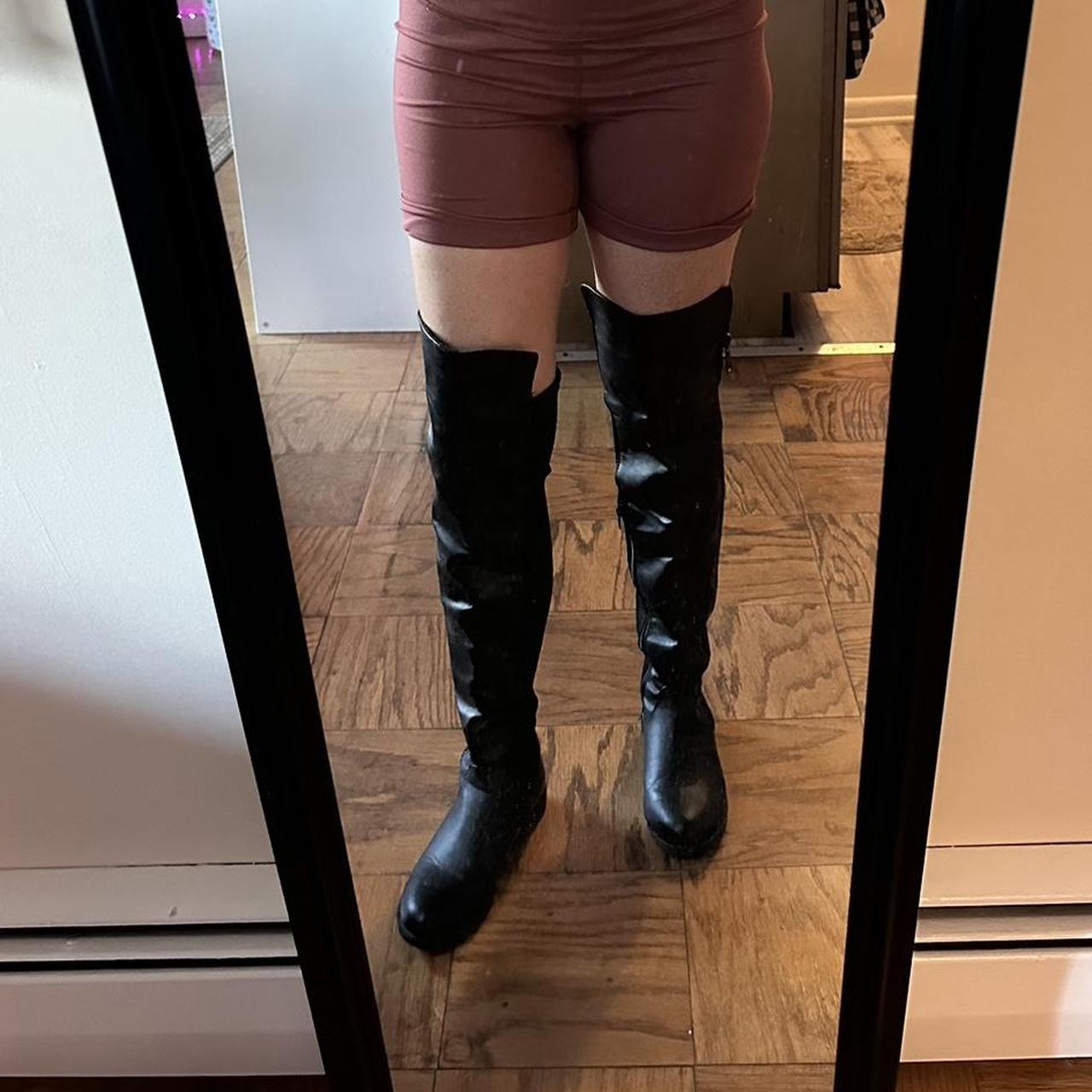 Bamboo over sale the knee boots