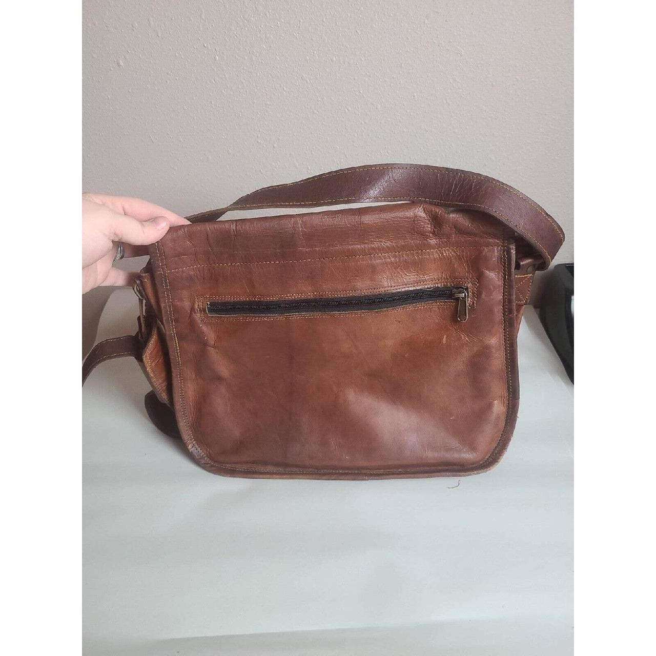 Leather Bag, Messenger Bag, Laptop Bag, Pure Leather Bag, Genuine Leather,  Handmade, Vintage