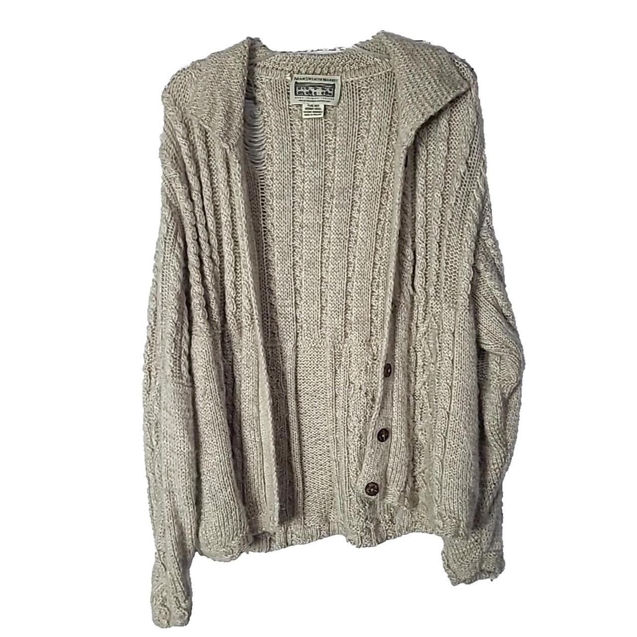 Tan open hot sale front sweater