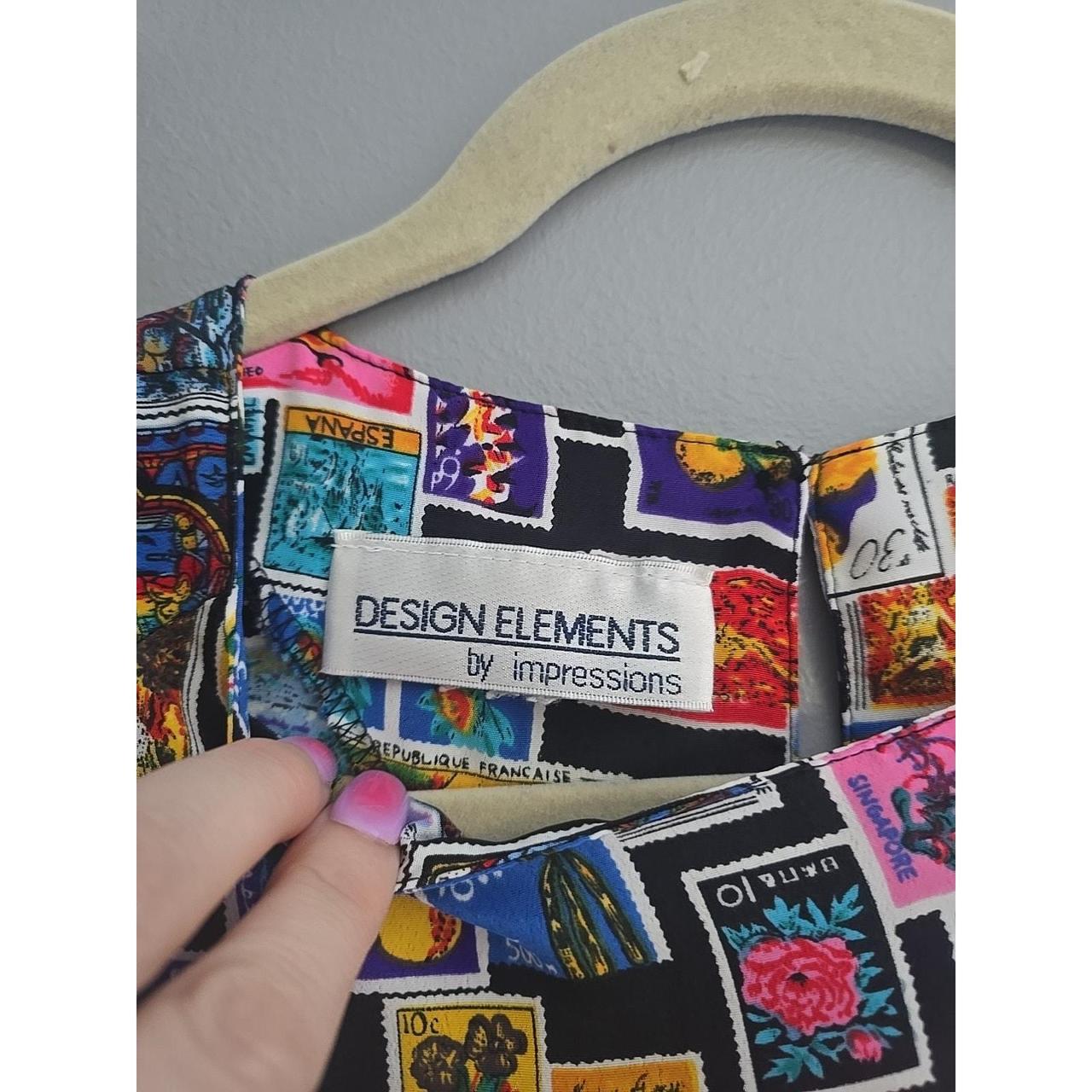 Women's Blouse - Multi - M – Design Elements Mult… - image 4