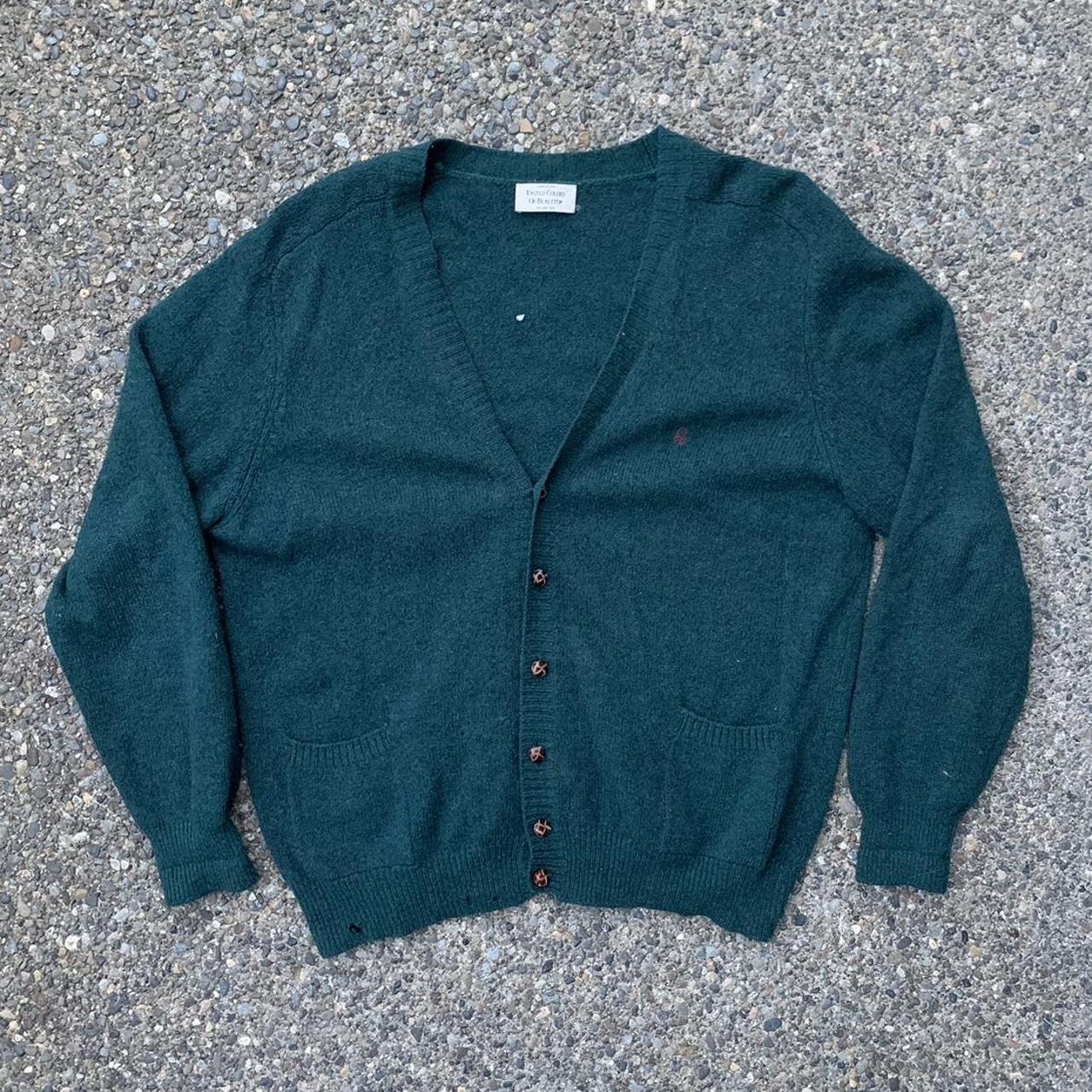 Men's Green Cardigan | Depop