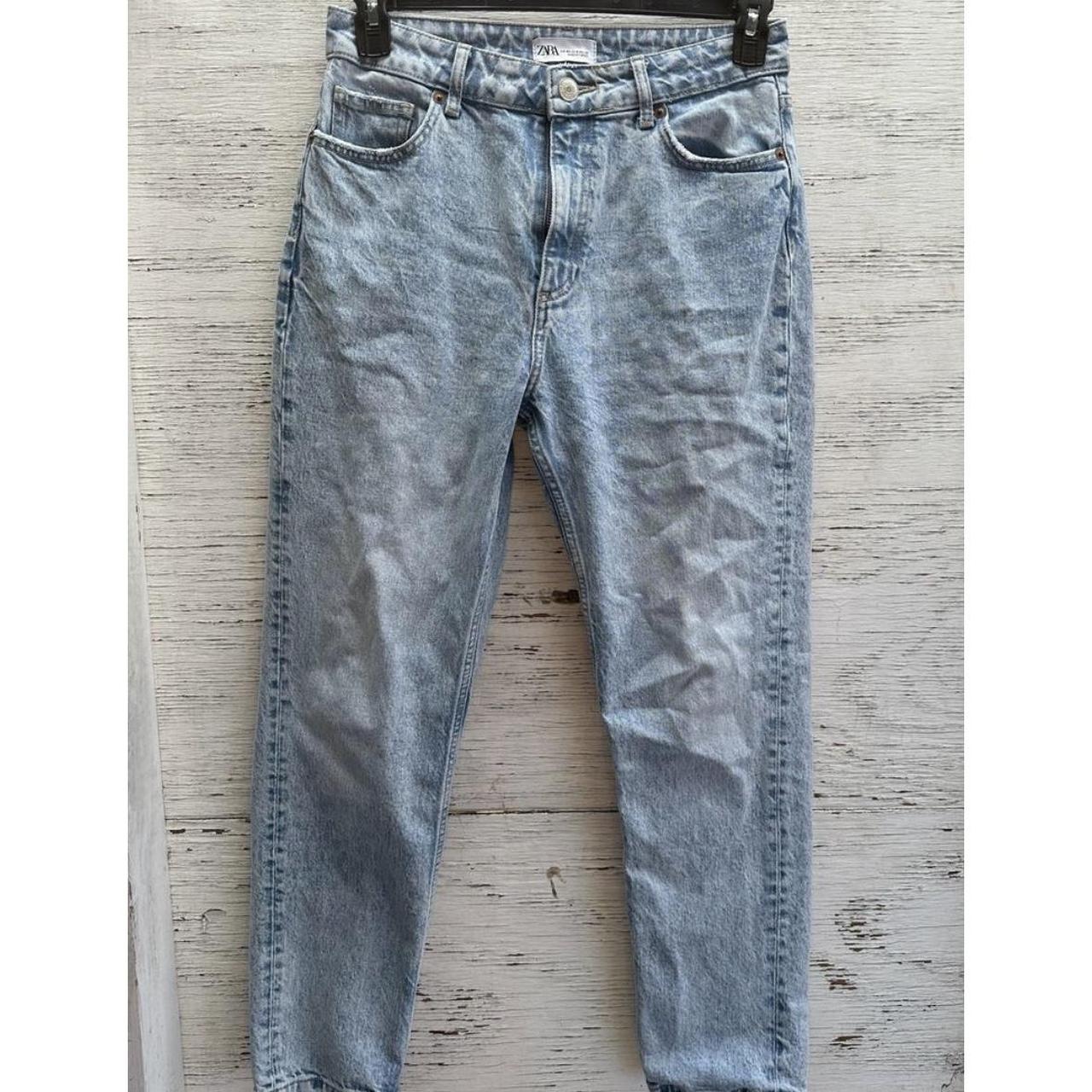 Light wash Zara jeans In great condition No stains... Depop