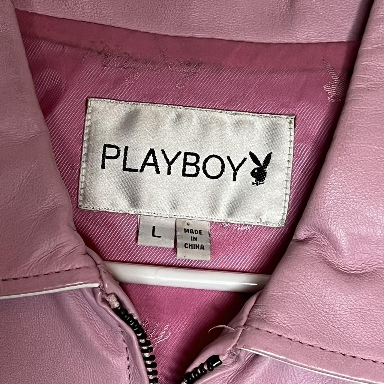 Vintage Playboy Real 100% Leather Pink Halter Bra - Depop