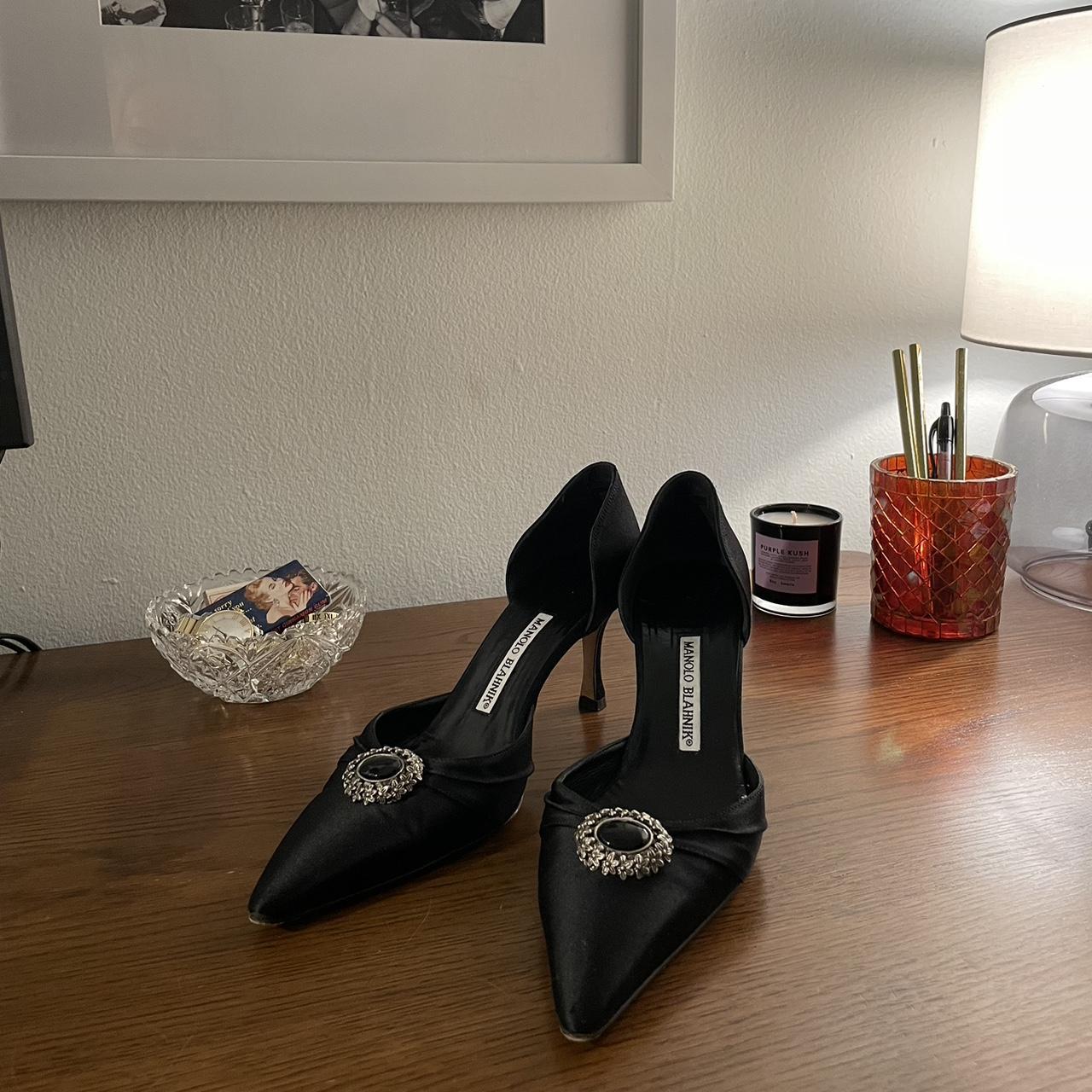 Manolo Blahnik Heels outlet 37.5 Black