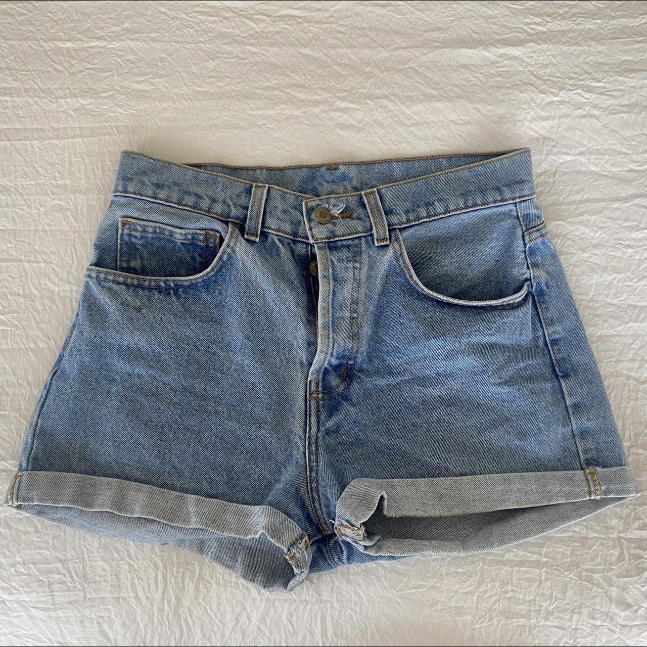 Brandy Melville Women's Blue Shorts | Depop