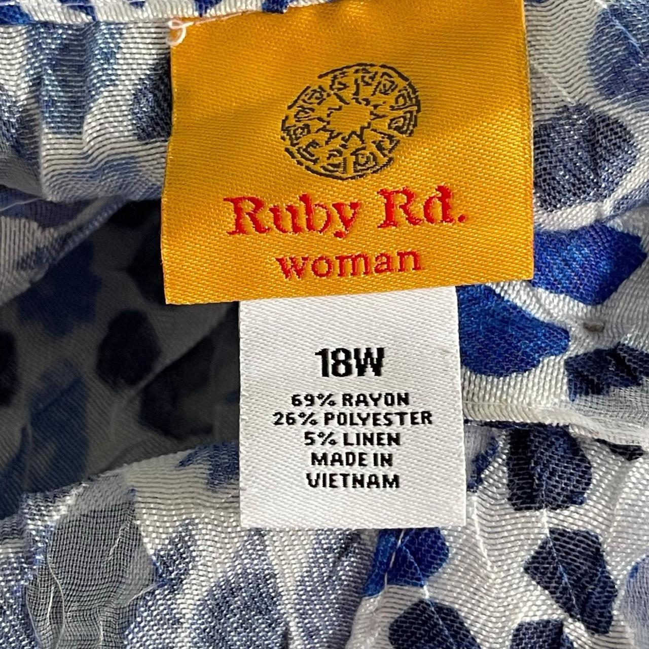 Ruby Rd. Women's Blouse - Blue - 18 – Ruby Road B… - image 6