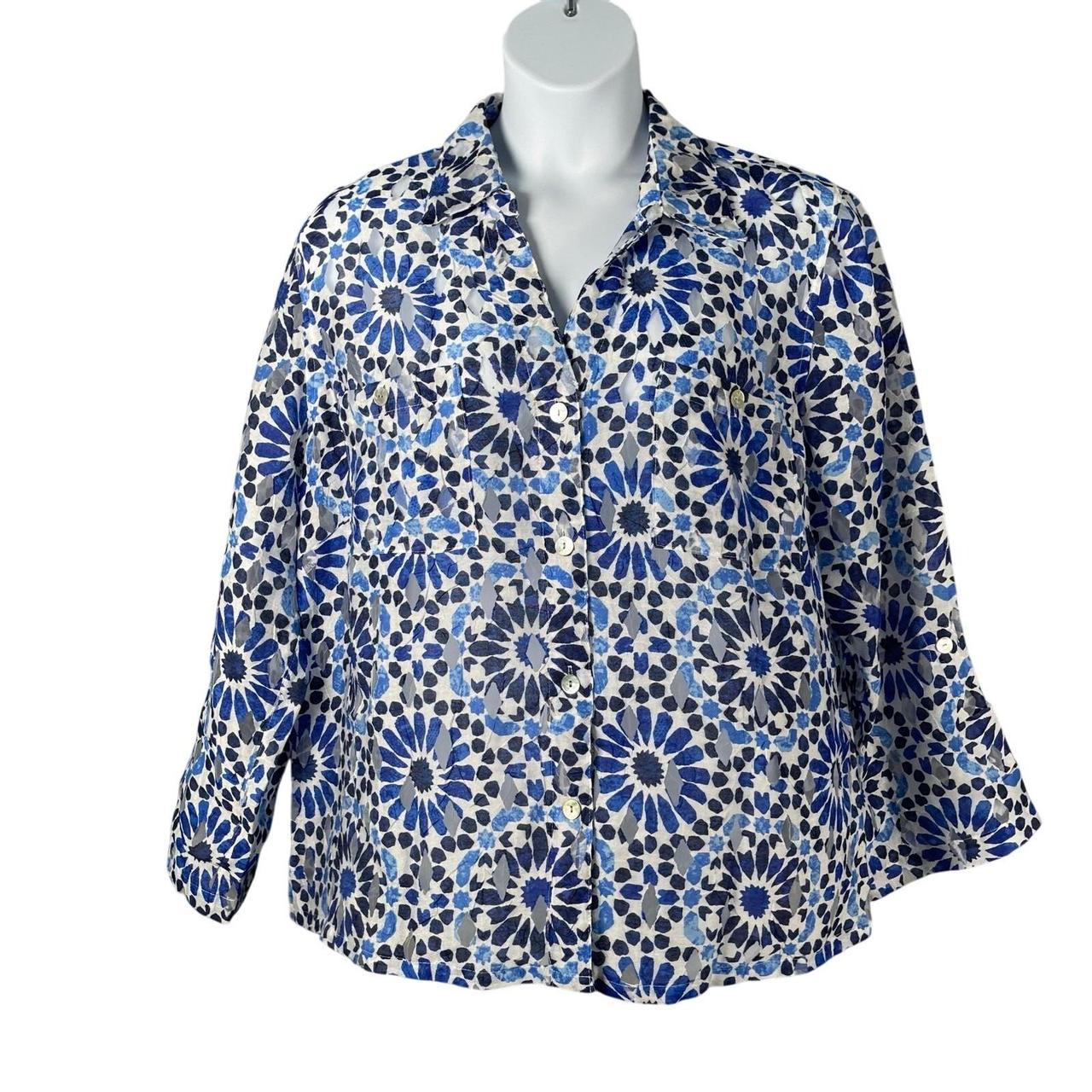 Ruby Rd. Women's Blouse - Blue - 18 – Ruby Road B… - image 1