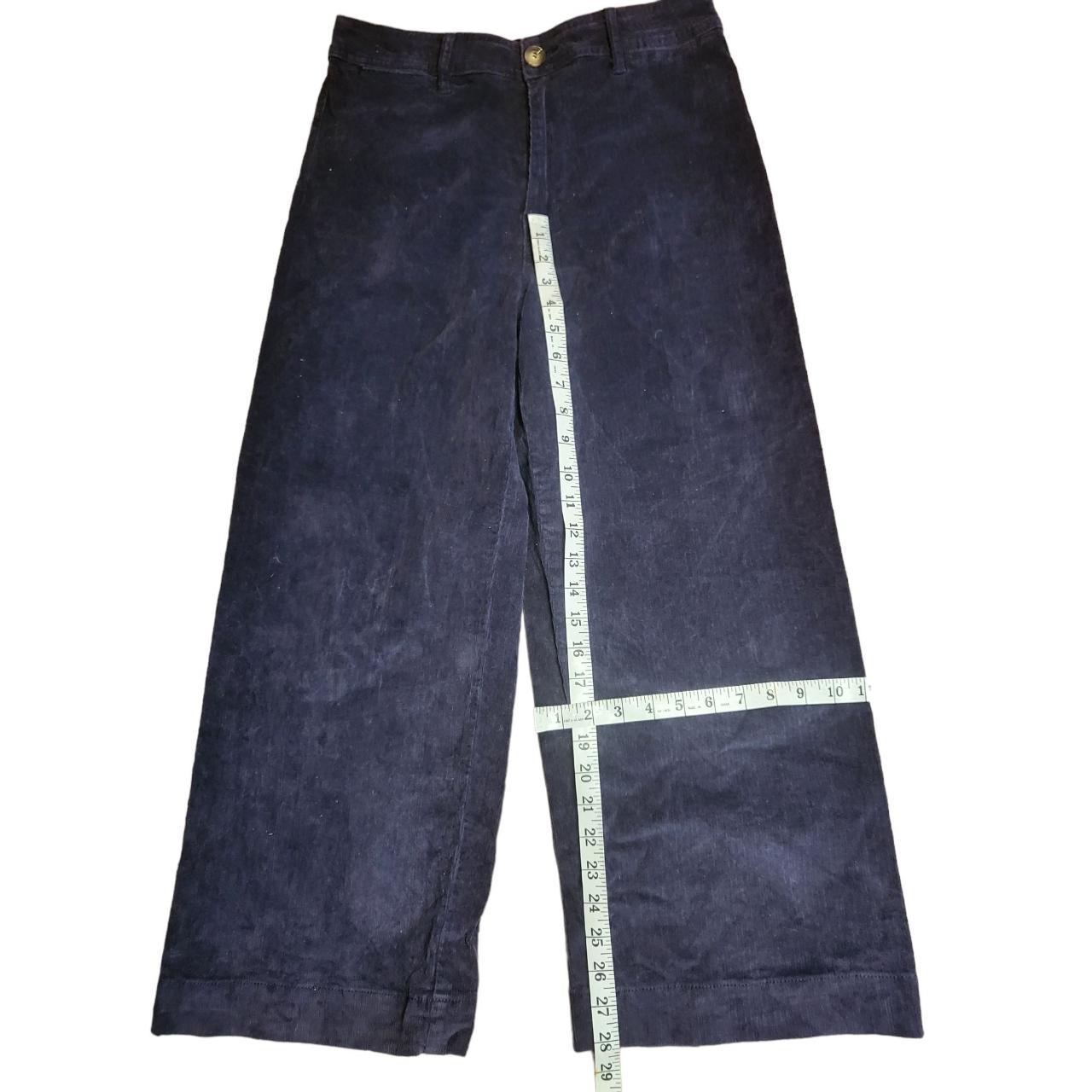 Easel Los Angeles Blue Courduroy Wide Leg Sz M... Depop