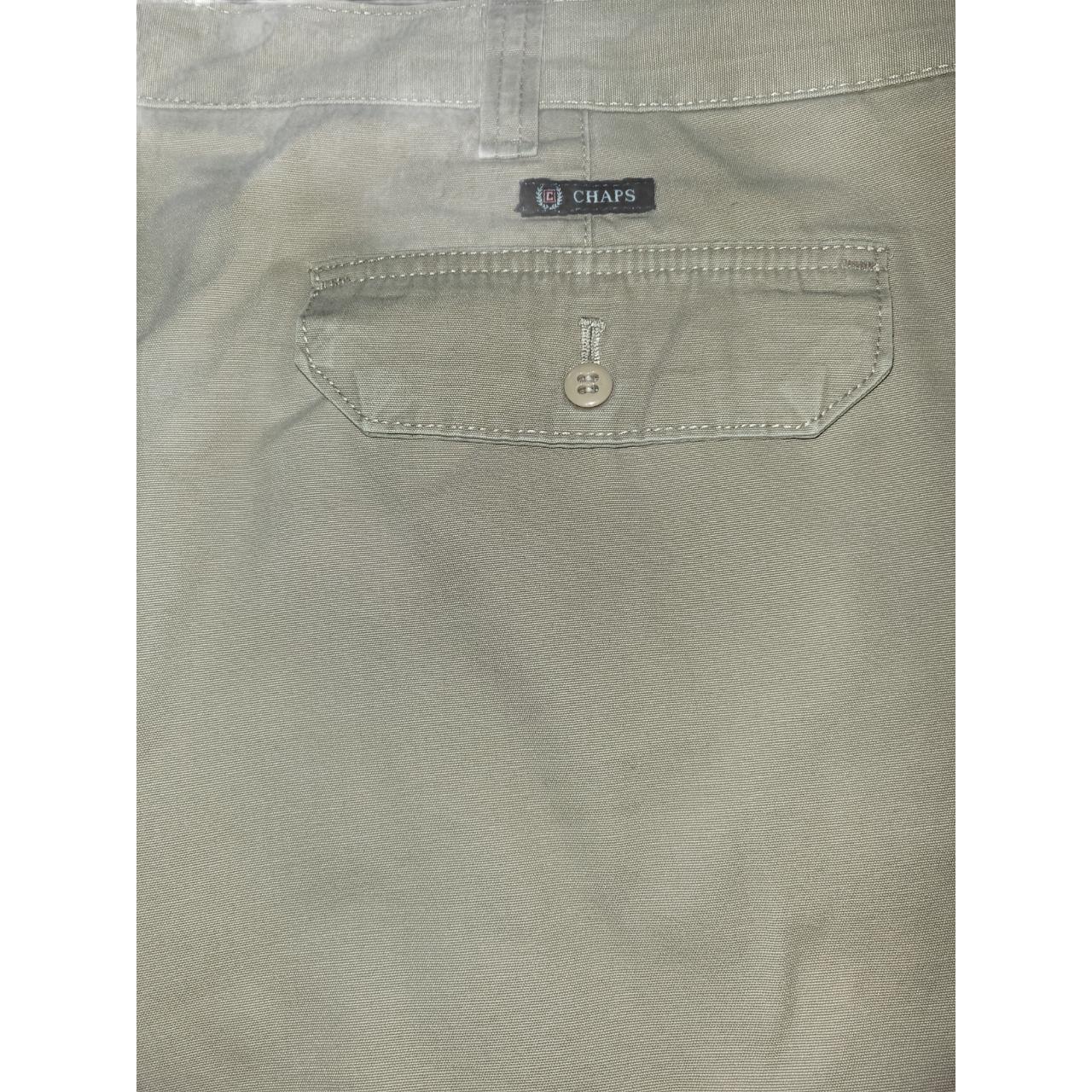 Chaps Men's Khaki Shorts Depop