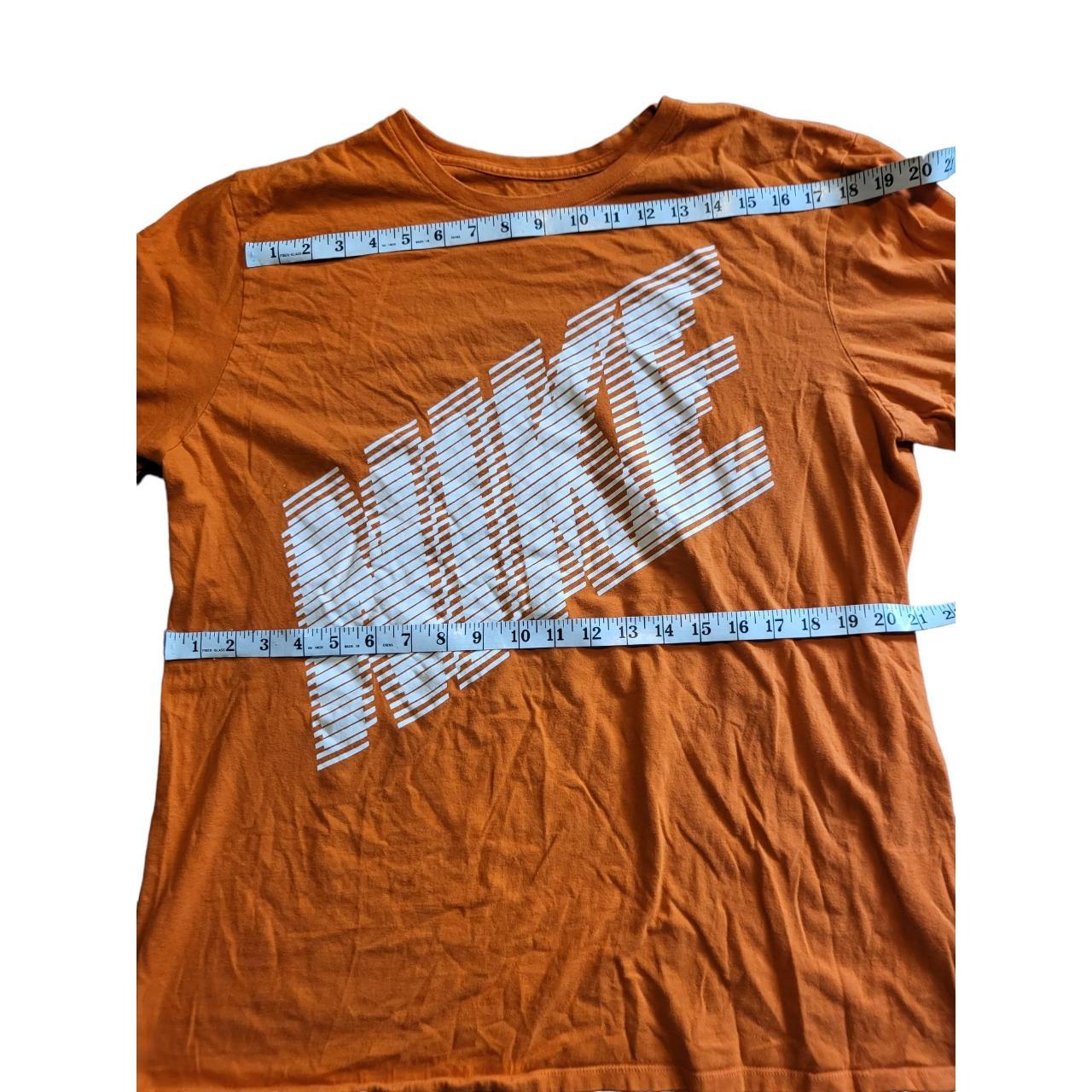 mens orange nike t shirt