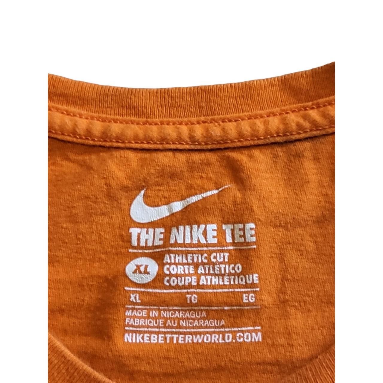 mens orange nike t shirt