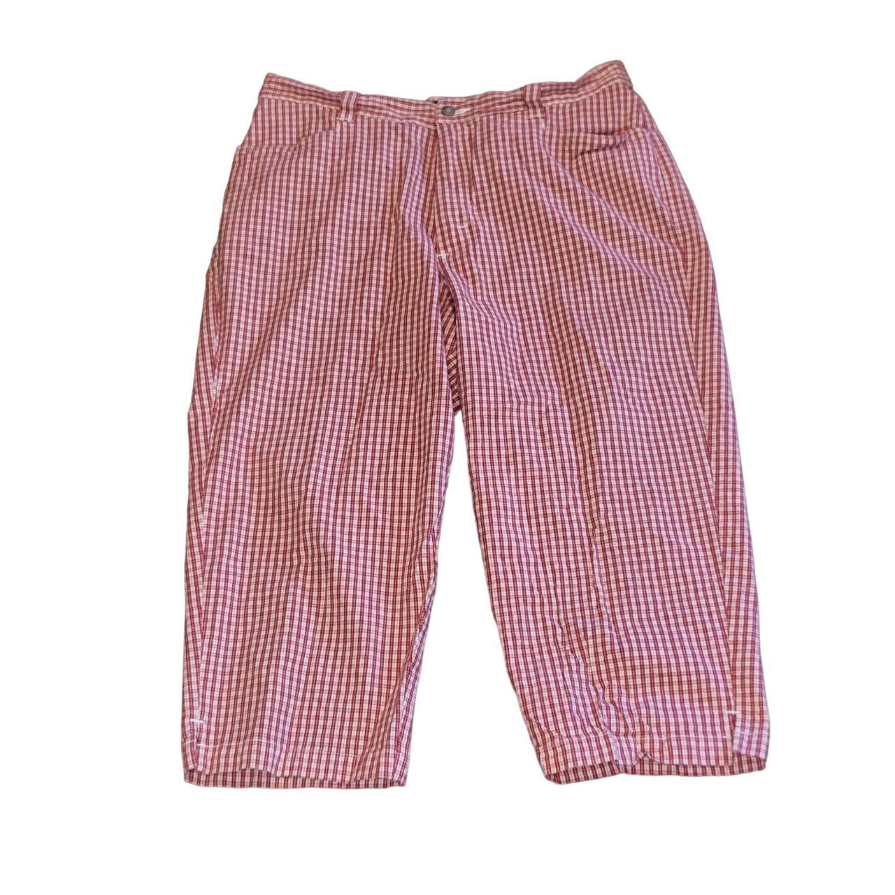 Mr. Lee Vintage 80s Checkered Sz 16 M Cropped Pants... - Depop