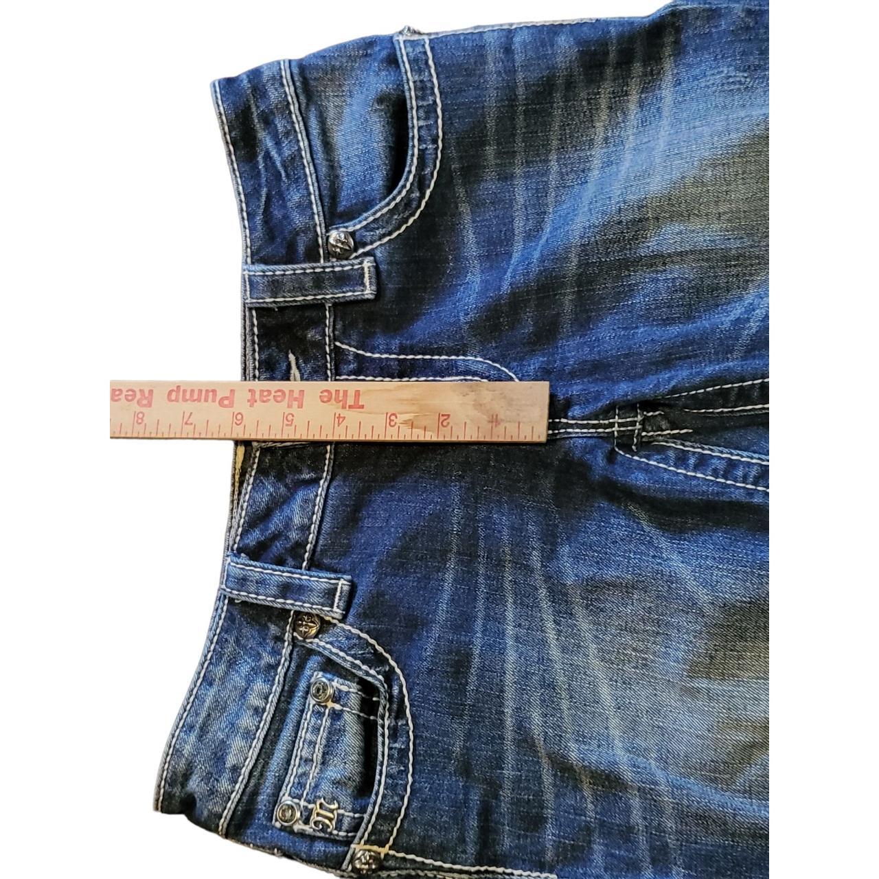 Miss Me JS4009C9 Blue Denim Sz 27 Crop Jeans... - Depop