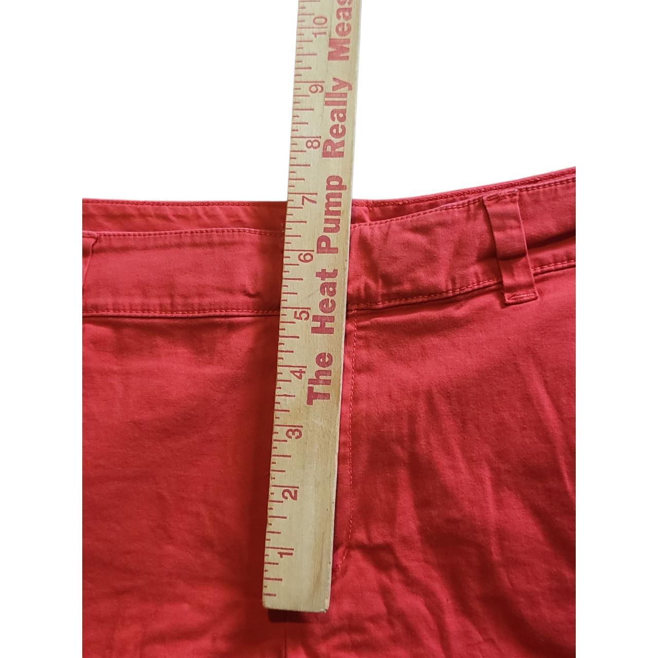 Old Navy Red Flat Front Sz 14 Shorts... Depop