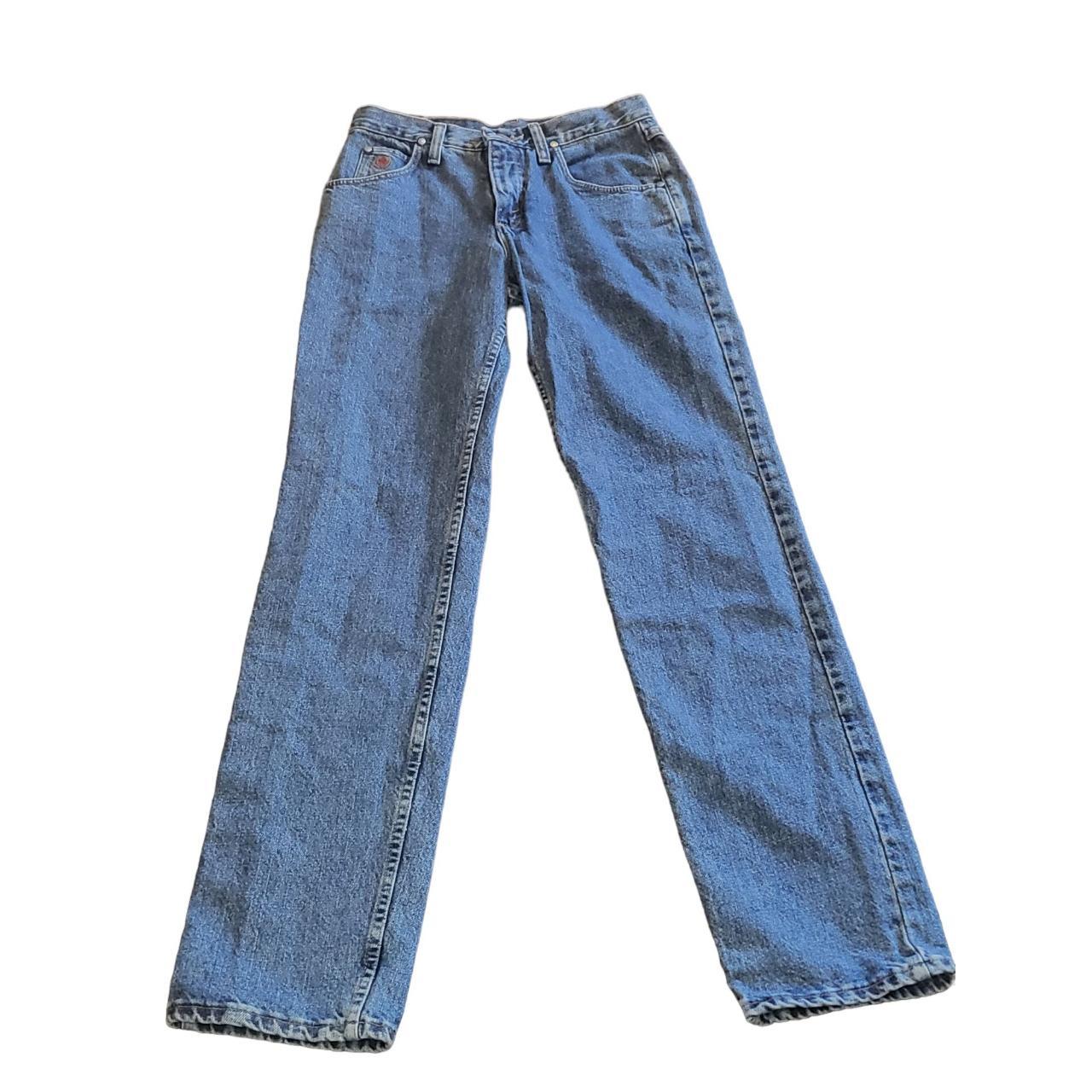 Twenty X Classic Straight Leg Blue Denim Sz 6 Jeans... - Depop
