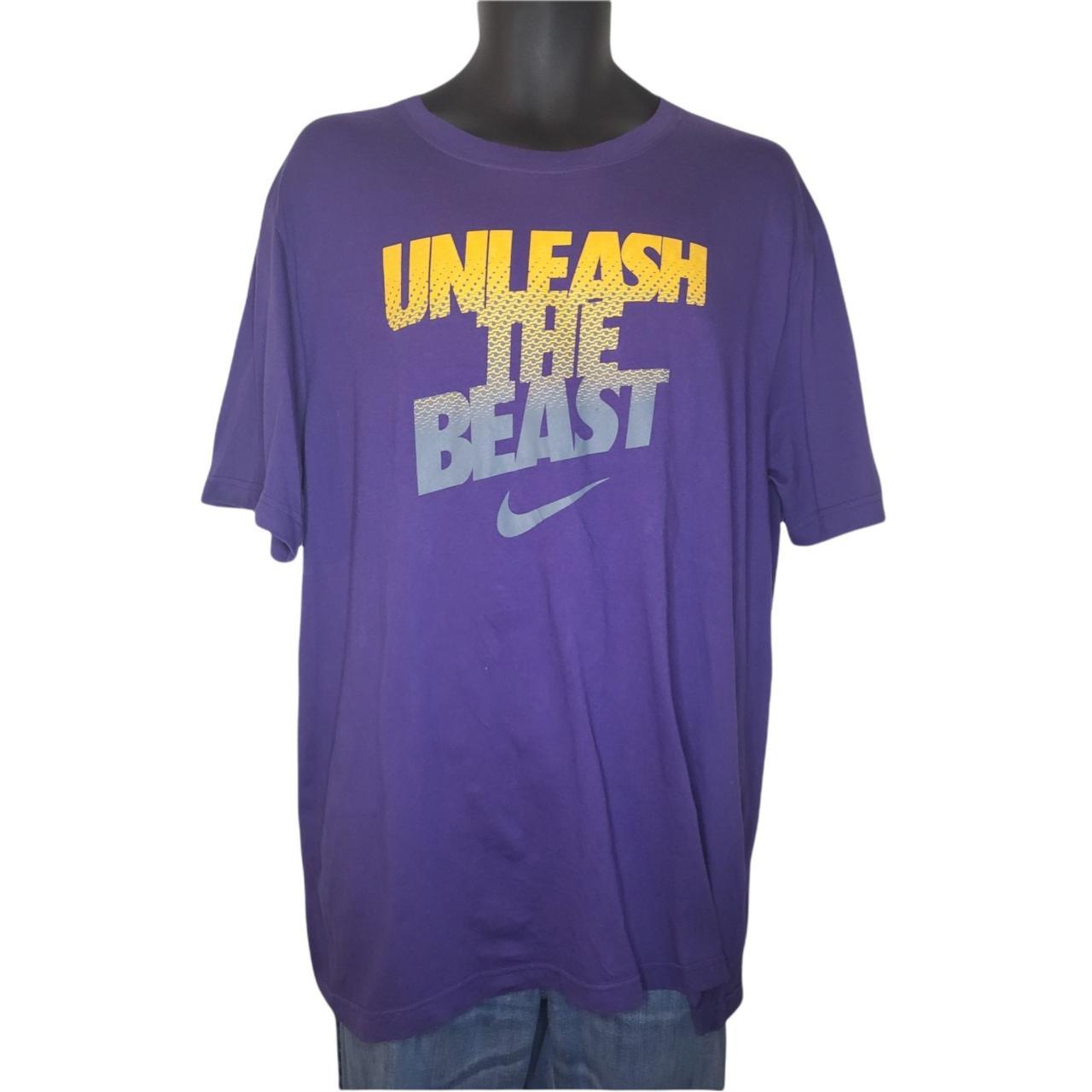 Clancy residuo Acuerdo Nike Unleash The Beast Regular Fit Sz XL Tshirt... - Depop