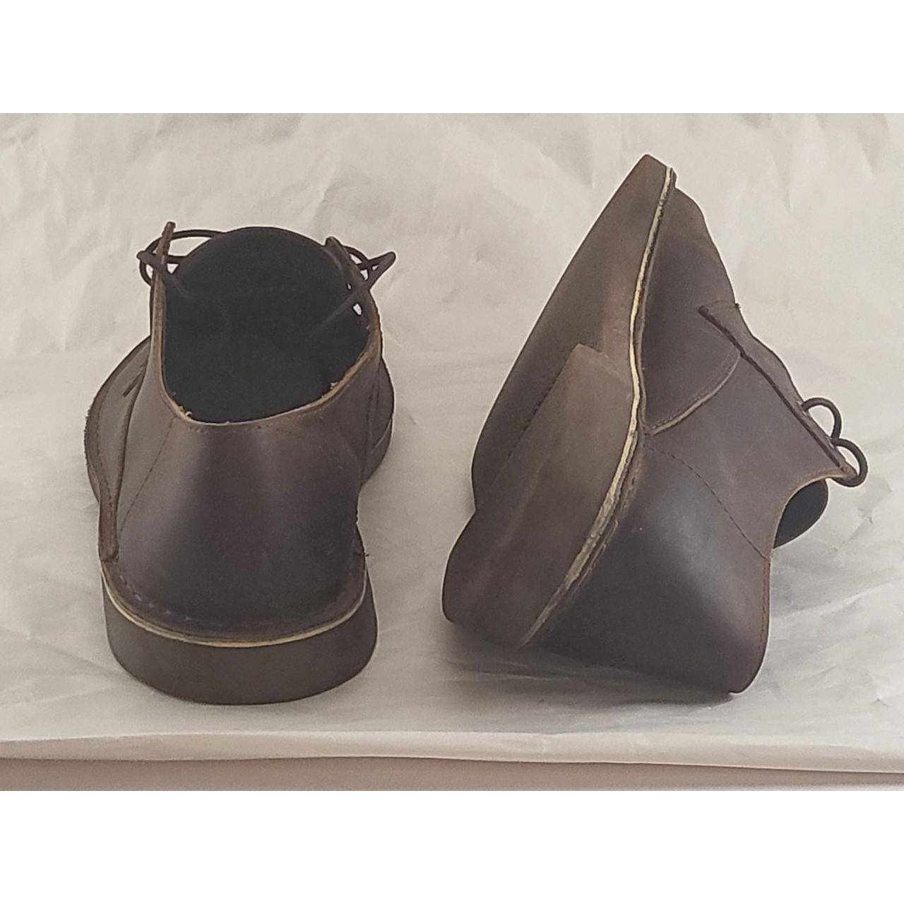 Clarks Eastford Low Brown Leather Sz 10 M Oxford... - Depop